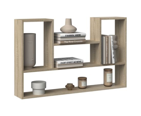 Top E Shop BILBAO 4P piekarināms grāmatu plaukts 100x16x60 cm, sonoma ozolkoka dizainā