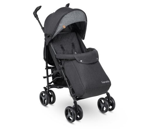 Прогулочная коляска Lionelo Irma Black/Dark Grey