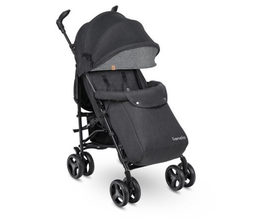 Прогулочная коляска Lionelo Irma Black/Dark Grey
