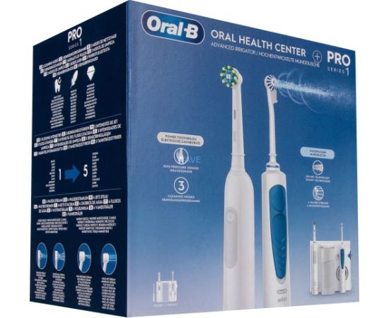 Braun Oral-B Dental Center-b Pro 1 White + Oxyjet Irrigator