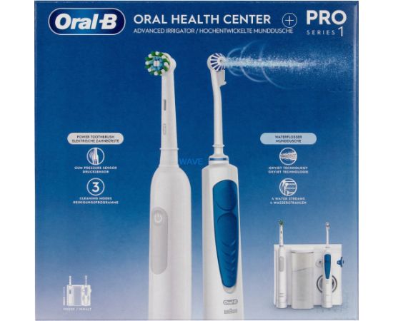 Braun Oral-B Dental Center-b Pro 1 White + Oxyjet Irrigator