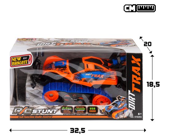 Радиоуправляемая машина с гусеничными колесами Dirt Trax 6 направ. USB 28 cm 6+ CB46802