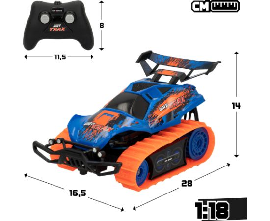 Радиоуправляемая машина с гусеничными колесами Dirt Trax 6 направ. USB 28 cm 6+ CB46802