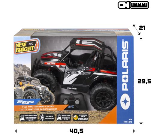 Radiovadāmā mašīna Polaris New Bright 6 virz. (ar bater.) 31,5 cm 6+ CB46568