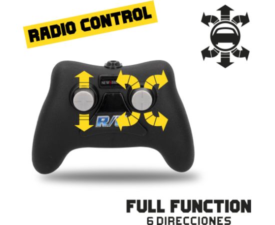 Radiovadāmā mašīna Polaris New Bright 6 virz. (ar bater.) 31,5 cm 6+ CB46568
