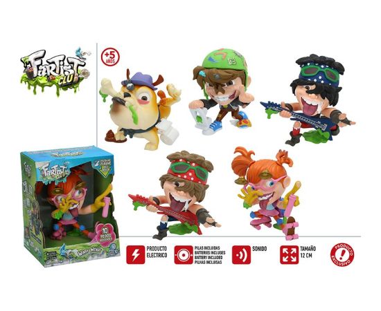 Figura 12 cm ar 10 purkšķi skaņam Farty Flip no Fartist Club  CB43937-4
