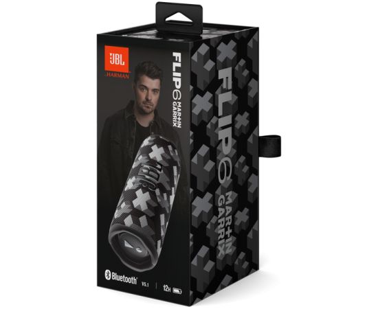 JBL Flip6 Portable Waterproof Speaker - Martin Garrix portatīvā skanda