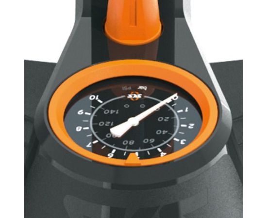 SKS Airkompressor Compact 10.0 / Melna / Oranža  Велосипедные насосы