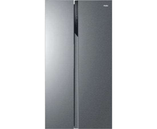Haier SBS 90 Serie 3 HSR3918ENPG side-by-side refrigerator Freestanding 528 L E Silver Холодильники
