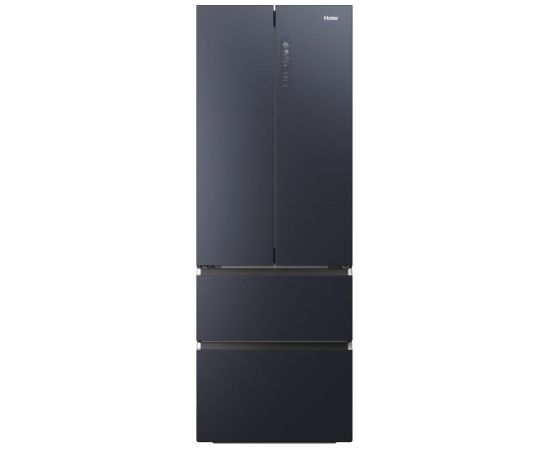 Haier FD 70 Serie 7 HFW7720ENMB side-by-side refrigerator Freestanding 477 L E Black Ledusskapji