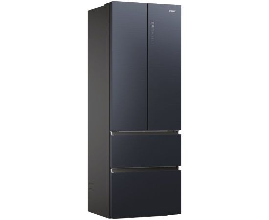 Haier FD 70 Serie 7 HFW7720ENMB side-by-side refrigerator Freestanding 477 L E Black Ledusskapji