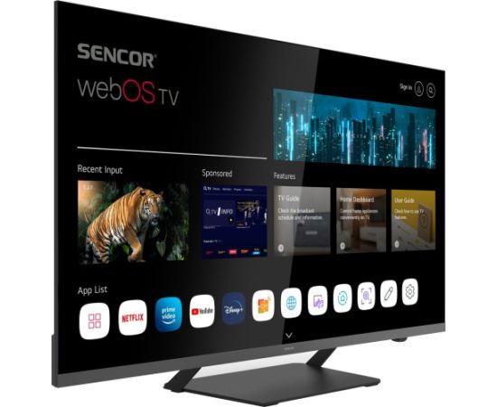 Televizors Sencor SLE 50US850TCSB SMART WEB OS