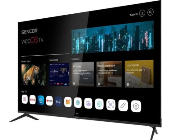 Телевизор Sencor 65US802TCSB LED 65'' 4K Ultra HD WebOS