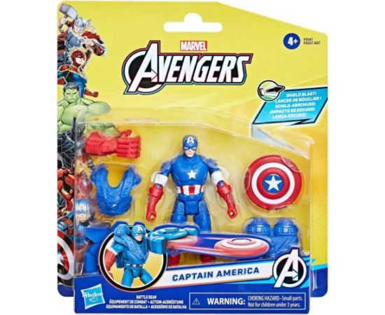 Hasbro Marvel: Avengers Battle Gear - Captain America Action Figure (F9341) Фигурки и герои