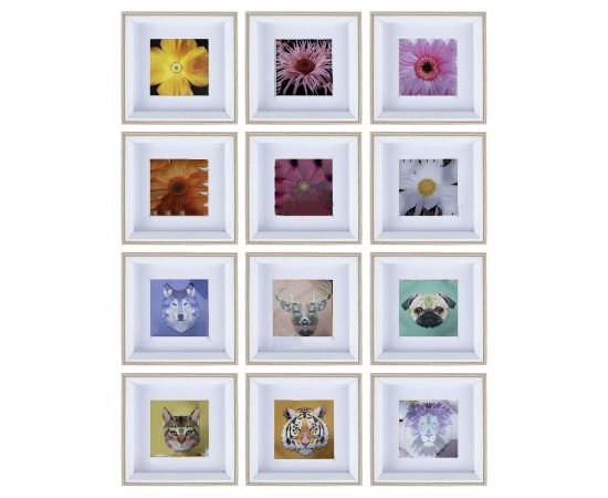 Wall art PICTURE LAND framed 15x15cm, mix