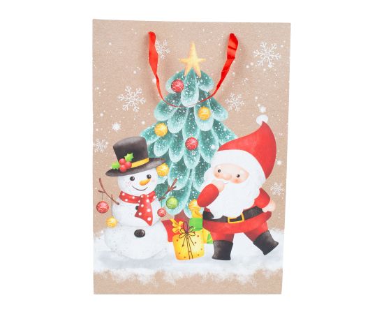 Gift bag MERRY L, 31x43x12cm, mix