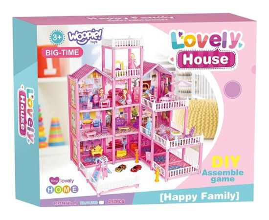 Кукольный домик Woopie Mega Willa Lovely House 194 Эл. Кукольный домик Woopie Mega Willa Lovely House 194 Эл.