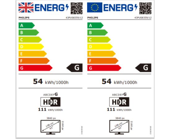 PHILIPS 43PUS8359/12 4K Ambilight UHD LED televizors Televizori