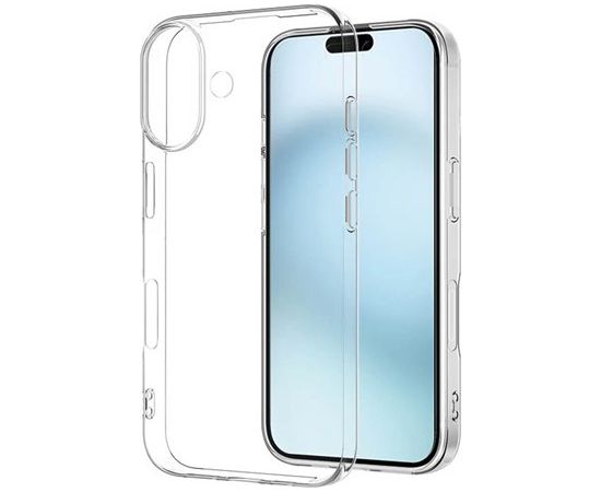 Fusion Ultra Back Case 2 mm Izturīgs silikona aizsargapvalks Apple iPhone 16 Plus caurspīdīgs