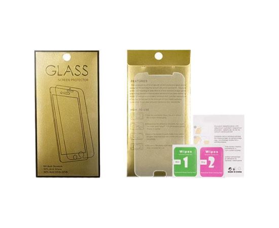 Tempered Glass Gold Aizsargstikls Ekrānam Huawei P10