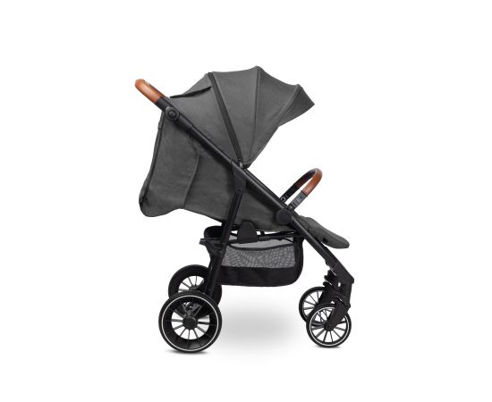 Caretero bērnu ratiņi ELMA DARK GREY