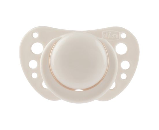 CHICCO Silikona knupis 6-12m 2gb., pink