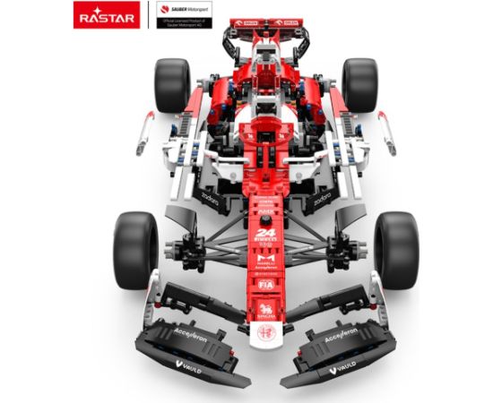 Rastar Alfa Romeo F1 C42 Rotaļu Automašina Konstruktors 2261gab 1:8