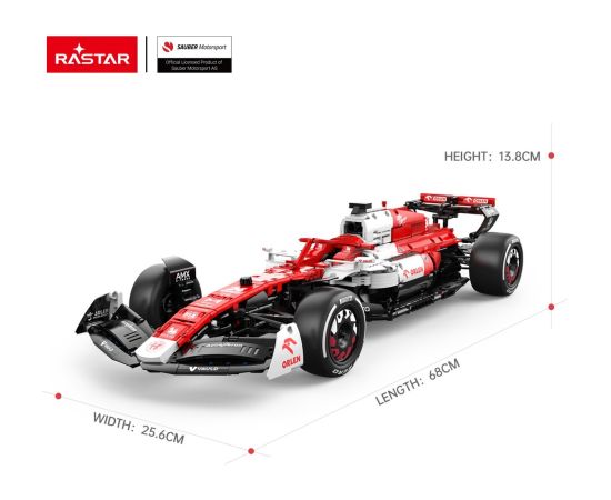 Rastar Alfa Romeo F1 C42 Rotaļu Automašina Konstruktors 2261gab 1:8