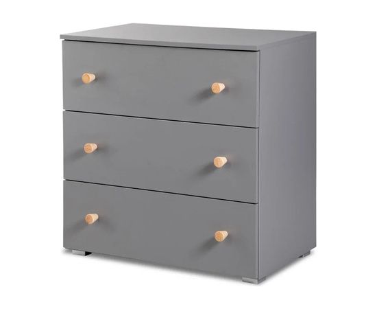 Klups Kumode PAULINE graphit-pine [A] Bērnu skapīši