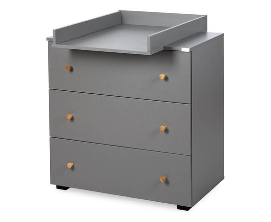 Klups Kumode PAULINE graphit-pine [A] Bērnu skapīši