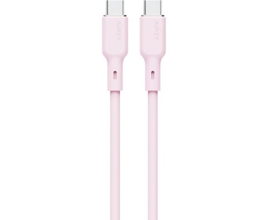 USB-C to USB-C Cable Aukey CB-SCC102, 100W, 1.8m (pink)
