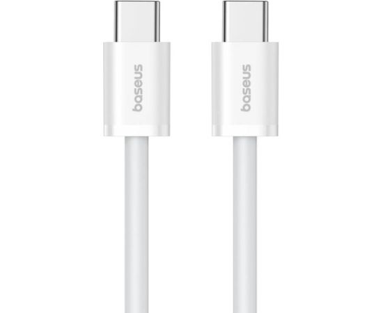 Kabel szybkiego ładowania USB-C do USB-C Baseus Superior 2 100W 1m (biały)