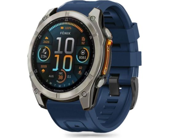 Tech-Protect ремешок для часов Silicone Garmin fenix 5X/5X Plus/6X/6X Pro/7X/8 51mm, navy