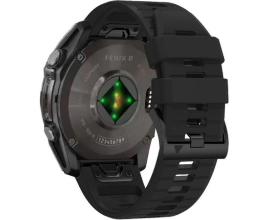 Tech-Protect ремешок для часов Silicone Garmin fenix 5/6/6 Pro/7/E/8 47mm, black