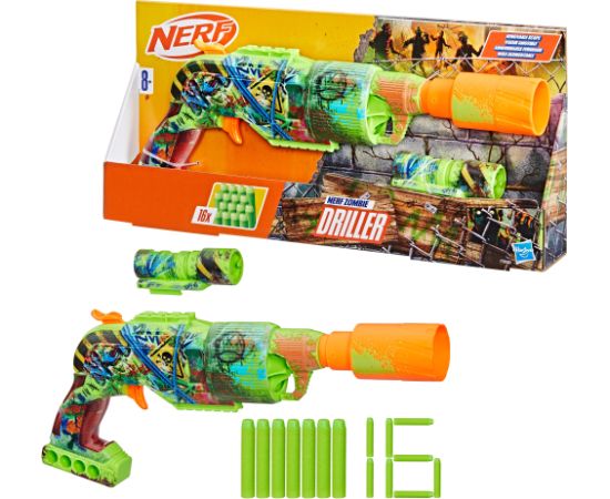 NERF Blasteris Zombie Blaster Driller