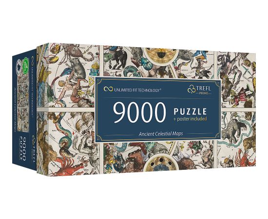 TREFL Prime Puzzle Senās kartes, 9000 gab.