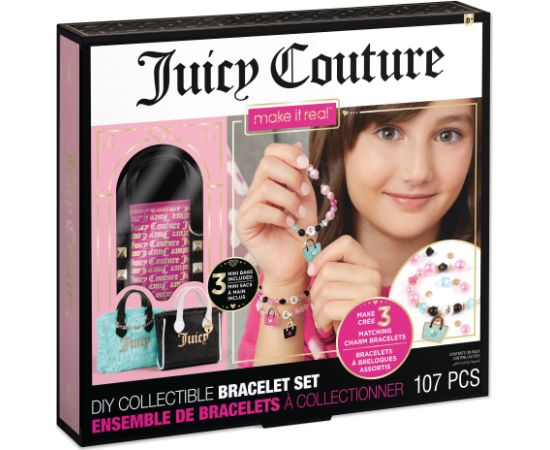 MAKE IT REAL Juicy Couture 3 rokassomiņu un rokassprādžu lielais komplekts