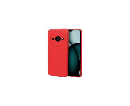 Силиконовый чехол Fusion Elegance Fibre Protect для Xiaomi Redmi A3 4G красный