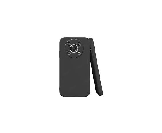 Мягкий матовый задний силиконовый чехол Fusion для Honor Magic 4 lite черный