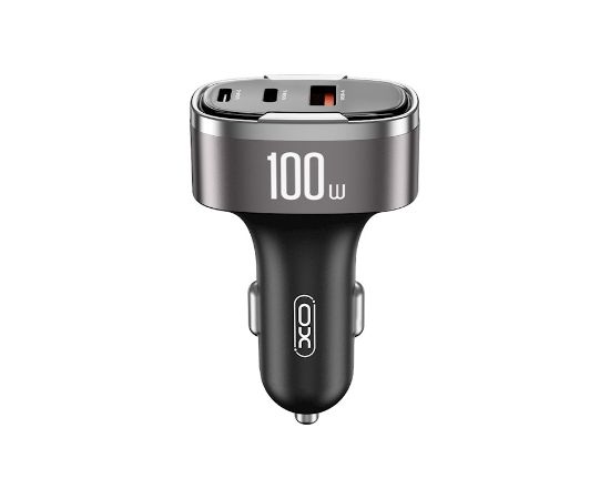 XO CC61 Auto lādētājs 100W USB /  USB-C / Lightning