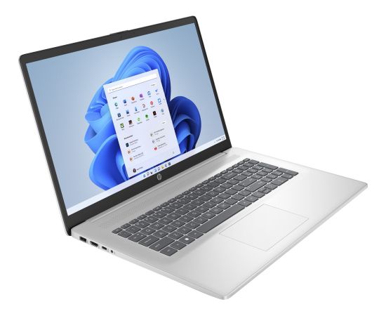 HP 17-cn3134nw i7-1355U 17,3"FHD AG IPS 250 nits 16GB DDR4 SSD512 IrisXe Cam Win11 2Y Natural Silver Portatīvie datori