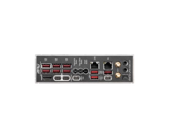 Mainboard MSI AMD X870E SAM5 ATX Memory DDR5 Memory slots 4 3xPCI-Express 16x 1xPCI-Express 4.0 4x	 1xPCI-Express 5.0 4x 1xPCI-Express 5.0 16x 4xM.2 4xUSB 2.0 4xUSB 3.2 3xUSB-C 1xOptical S/PDIF 2xRJ45 2xAudio port MPGX870ECARBONWIFI Материнские платы