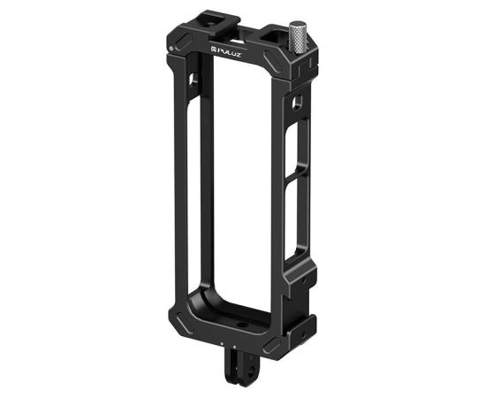 Metal protective cage PULUZ with tripod adapter for Insta360 X4 Sporta kameru aksesuāri