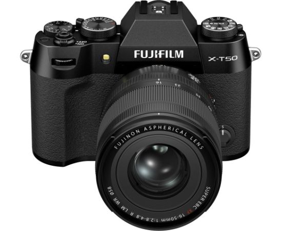 Fujifilm X-T50 + 16-50mm, black