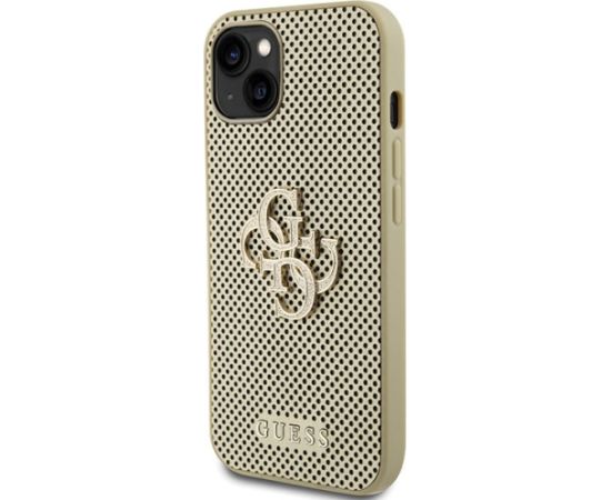 Guess Perforated 4G Glitter Back Case Защитный Чехол для Apple iPhone 15