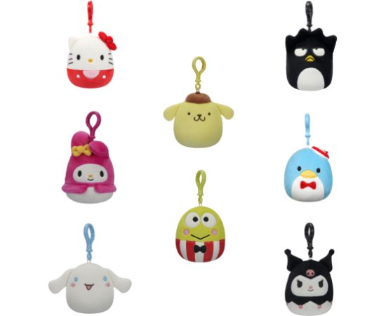 SQUISHMALLOWS HELLO KITTY W20 Плюшевый брелок, 8 см
