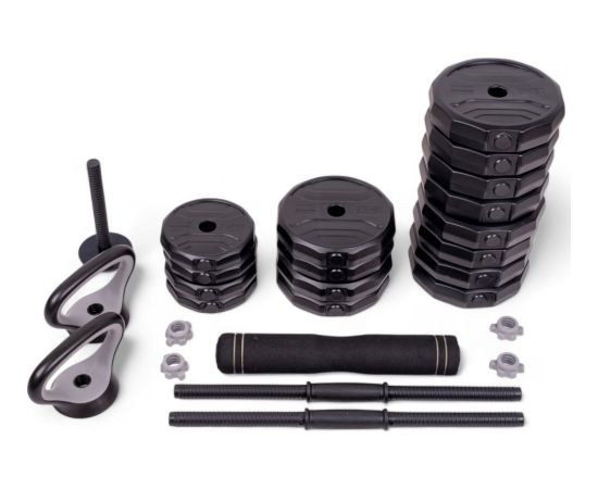 Cementa hanteļu komplekts inSPORTline ON-X 6-in-1 40 kg