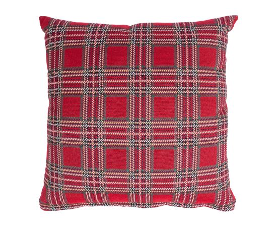 Pillow HOLLY 45x45cm, red square