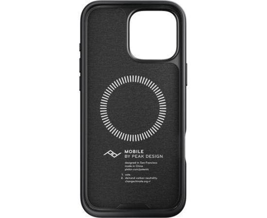 Peak Design защитный чехол Apple iPhone 16 Pro Max Mobile Everyday Fabric Case, charcoal