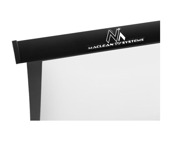 Maclean Portable Projection Screen Compact 40" 16:9 Free-Standing Office Cinema Matt White Home